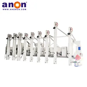 ANON Large capacity 50-60 TPD auto complete rice mill plant stable function professional agricultural grain mill