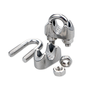 クランプワイヤーロープクリップM2/3/4/6/8/10/12/14mmワイヤーロープクリップケーブルボルトリギングハードウェアクランプ304ステンレス鋼 - Product Image 5