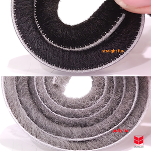 شريط لاصق لحجب الباب برأس صوف شريط الطقس فرشاة كنس الباب والنافذة - Product Image 5