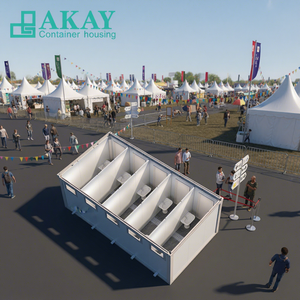 Livraison rapide WC extérieur durable <span class=keywords><strong>prix</strong></span> usine conteneur petite maison prête à expédier toilette portable - Product Image 1