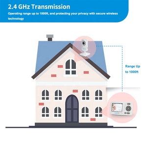Videotimes <span class=keywords><strong>2</strong></span>.4 pouces sans fil <span class=keywords><strong>caméra</strong></span> vidéo numérique moniteur de vision nocturne bebe <span class=keywords><strong>babyphone</strong></span> - Product Image 6