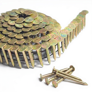 1-1/4 inch Coil Roofing <b>Nails</b> 7200pcs for Roofing Projects with Checkered/Flat Head Competitive Prices from Vietnam Factory - Product Image 1