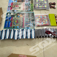 Nouveau Kit de Jeu d'Arcade à Monnayeur SQX Fruit King Mario avec Armoire Métallique et Composants Plastiques (Version Anglaise)