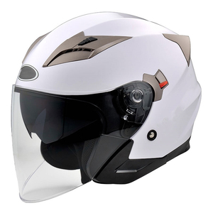 <span class=keywords><strong>Casco</strong></span> Moto Aperto <span class=keywords><strong>Bianco</strong></span> Omologato ECE con Visiera - Product Image 1
