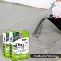 Ciment de propagation de construction de sous-couche de composé auto-nivelant Micro Portland blanc pour plancher autonivelant en résine époxy