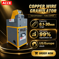 Mini Granulateur de Fil de Cuivre, Machine de Recyclage de Câbles Usagés, Broyeur, Séparateur, Granulateur de Cuivre