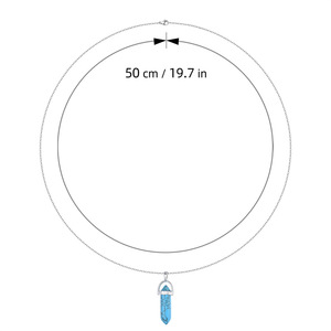 Collier élégant <span class=keywords><strong>en</strong></span> <span class=keywords><strong>pierre</strong></span> naturelle <span class=keywords><strong>de</strong></span> quartz rose, améthyste et turquoise pour femmes, Resoul Healing - Product Image 6