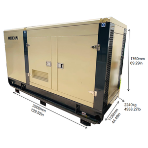 Generador Silencioso Insonorizado de 100 KW 110kw 125kva de Cummins, Trifásico, 400V 50Hz, para Oficina, Hotel, Restaurantes, Hospital, ISO CE WP6D132 - Product Image 1