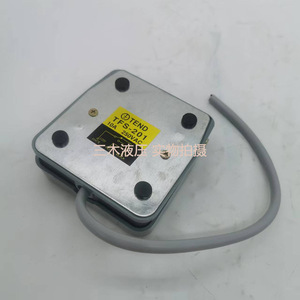 Interrupteur à pédale métallique TFS 201, 24 V CC, 3 A, SPST, montage sur panneau, nylon gris, à réinitialisation automatique, pour commande d'outillage - Product Image 2