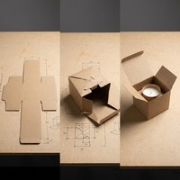 Caja de Papel Plegable para Velas con Diseño de Logotipo Personalizado Impreso para Exhibición Minorista de Frascos de Velas Aromáticas y Colecciones de Regalos