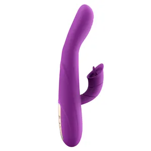 Ilicono-Muñeca estimuladora de pezón de litoris, juguete sexual resistente al agua con punto G, vibrador de conejo