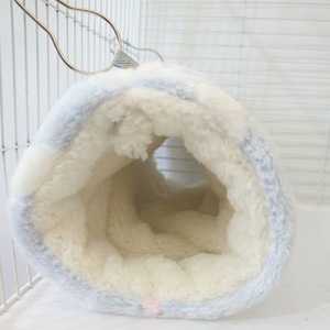 Túnel para mascotas, tubos de felpa suave, saco de dormir para hámster, rata, petauro del azúcar, conejillo de indias, talla única, poliéster, verde, gris, morado - Product Image 2