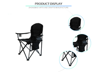 Pliable En Plein Air de haute Qualité Tube En Acier Robuste Personnalisé Ultra-Léger Portable Pliant Chaise De Camping Pour Adultes