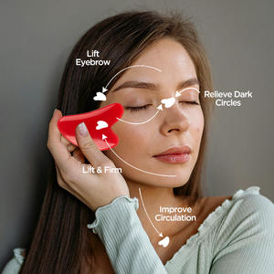 Rouleau de jade naturel avec logo personnalisé masseur facial anti-âge outil Gua Sha pour les soins des yeux du corps usage domestique commercial - Product Image 5