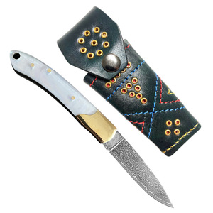 High Quality Folding <strong>Knives</strong> Factory Sale Customized Sharp Blade Damascus Steel Hiking <strong>Knives</strong> - Product Image 5