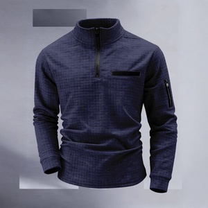 <span class=keywords><strong>Polo</strong></span> a Maniche Lunghe Jiaer Personalizzabile con Logo, in Poliestere, Estivo, con Mezza Cerniera, Traspirante, Casual, Elegante, per Uomo - Product Image 4