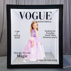 Boîte Photo Personnalisée Sier pour Intérieur 2026 – Vente Flash – Cabine <span class=keywords><strong>Selfie</strong></span> Portable en Verre Transparent - Product Image 3
