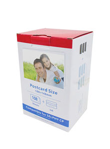 Para <span class=keywords><strong>Selphy</strong></span> CP1500/<span class=keywords><strong>CP1300</strong></span>, juego de <span class=keywords><strong>papel</strong></span> de tinta, cartuchos de 3 colores, 108 hojas, 4x6, <span class=keywords><strong>papel</strong></span> fotográfico para CP1200/CP910/CP740 - Product Image 4