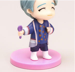 XRH Hot Toys 7 pièces figurines de garçon à l'épreuve des balles petite figurine d'action Tan poupée jouets enfants cadeau gâteau décoration et décoration - Product Image 5