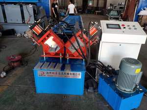 Personnalisé <span class=keywords><strong>U</strong></span> C Angle Métal Goujon Canal Piste Cloison Sèche Profil Lumière Quille Rouleau Formant La Machine c purlin formant la machine - Product Image 4