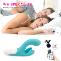 10 Mode Electric Vibrator Dildos Kaninchen Sexspielzeug für Vagina Clit Nippel & Anal Stimulation USB-Netzteil