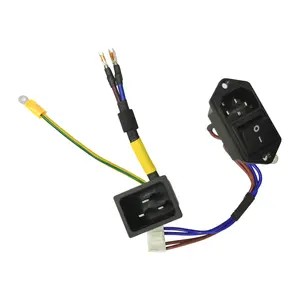 Cordon d'alimentation ST-A01-003JL VHR-5N 1015 18AWG Câble d'alimentation AC isolé en PVC avec interrupteur pour cordons d'alimentation et rallonges