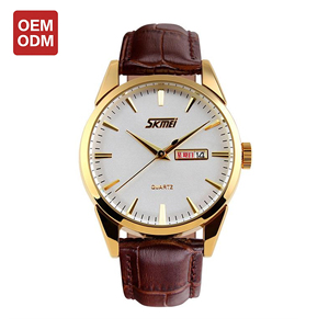 VVS Cinturino Vera Pelle Orologio Uomo Lusso Quarzo Alta Qualità Made in China OEM ODM Basso MOQ - Product Image 1