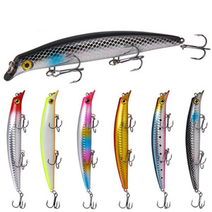 Señuelos de pesca Yibo Saltwater Popper, de plástico impreso, hundimiento rápido, tipo Minnow, para lubina, trucha, marlín, carpa y perca. - Product Image 6