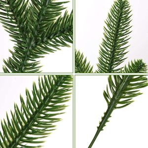 Yo cho — baguettes florales artificielles de noël, 50 pièces, fausse plante de <span class=keywords><strong>sapin</strong></span>, Spray de branches de pin verts, tiges de perruque - Product Image 5