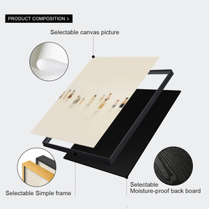 Les gens sur la <span class=keywords><strong>plage</strong></span> impression numérique 3 pièces ensemble minimaliste <span class=keywords><strong>Beige</strong></span> mur Art triptyque neutre décor à la maison salon affiche - Product Image 4