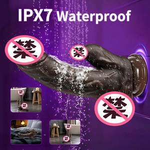 Dildo réaliste en silicone de qualité export, télescopique, chauffant, vibrant, jouet sexuel pour adultes, 30 pièces/boîte - Product Image 3