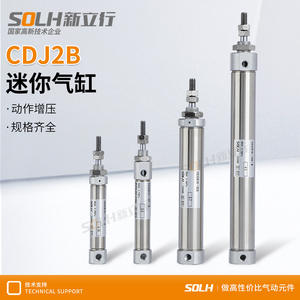 Cilindro Neumático Miniatura de Doble Acción de Acero Inoxidable CDJ2B12/16-10/15/20/25/30/50/80-B - Product Image 5