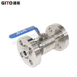 Válvula de Bola Manual con Brida GITO DN25 1500LB, Válvula de Control de Tres Piezas de Alta Presión de Paso Recto para Agua - Product Image 5