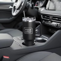 Vaso Térmico de Acero Inoxidable de 40 oz con Altavoz Bluetooth Inalámbrico, Taza de Café con Asa, OEM ODM