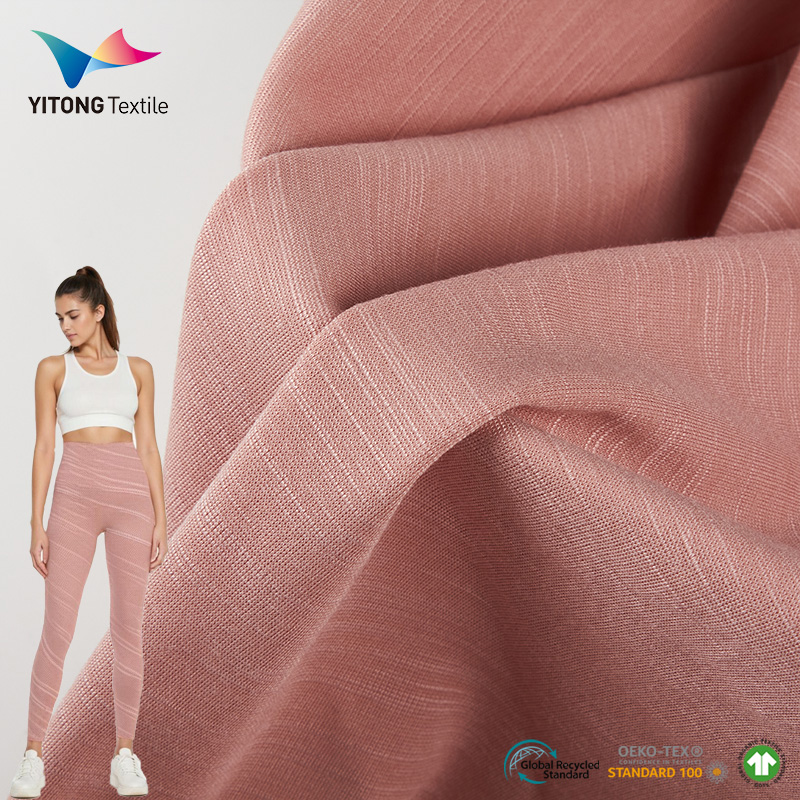 Textile Supplier 210 Gsm Rayon Viscose Fabric 64% Viscose 26% Nylon 10% Spandex Fabric for Sportswear