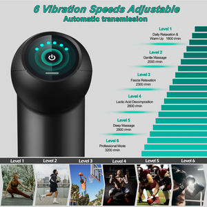 <span class=keywords><strong>Mini</strong></span> pistola de masaje de tejido muscular profundo inalámbrica, masajeador de cuerpo y cabeza de mano de pulso electrónico - Product Image 3