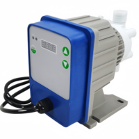 Bomba Dosificadora Solenoide de 9L/H y 2 bar, Bomba de Medición de Alta Precisión con Ajuste Manual de Frecuencia para Sistemas Hidropónicos y de Ósmosis Inversa