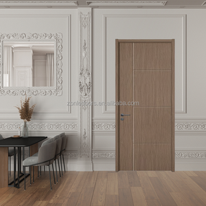 2024 không thấm nước bằng gỗ cửa nhựa phòng tắm hiện đại Thiết kế nội thất WPC cửa với khóa thông minh - Product Image 6