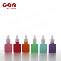 Flacon carré en verre pour huiles essentielles et crèmes visage, capacité 100ml/60ml, avec pompe et compte-gouttes, sérigraphie, bouchon sécurité enfant