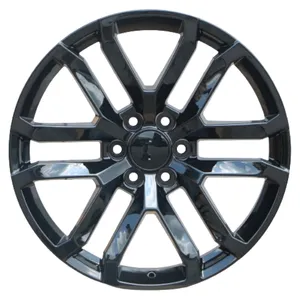 20x 9英寸德纳利式车轮光泽黑色适合GMC德纳利萨瓦纳育空塞拉6x139.7