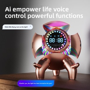 Quái Vật Nhỏ Đồng Hồ Thông Minh Báo Động RGB Wifi-Kết Nối Âm Thanh Loa TF Thẻ Quà Tặng Pin-Powered Cho Ngoài Trời Máy Tính Điện Thoại Di Động - Product Image 5