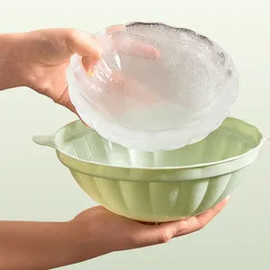 Großhandel Runde Eiswürfel form Kunststoff DIY Kreative Eiswürfel bereiter Schüssel Form Eisform für Sommer Cool