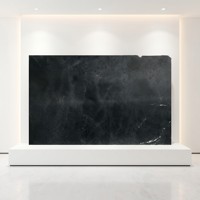 Natürliche Brasilianische Negresco Schwarze Granitplatte Matt Geschliffen Schwarzer Stein mit Weißen Adern für Luxus-Küchenarbeitsplatten Wand- und Bodenfliesen