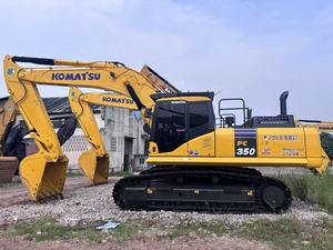 Excavadora de cadenas usada Komatsu PC350, excavadora hidráulica de 35 toneladas, equipo de construcción para movimiento de tierras - Product Image 2