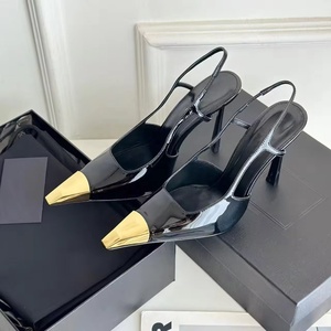 Sandalias de tacón alto con correa al tobillo y punta cuadrada para mujer madura 2026 - Tendencia de moda con tacón ultra alto que aumenta la altura para primavera - Product Image 1