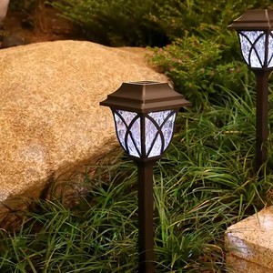Stile vintage giardino lanterna <span class=keywords><strong>solare</strong></span> LED illuminazione vialetto ad <span class=keywords><strong>energia</strong></span> <span class=keywords><strong>solare</strong></span> illuminazione esterna - Product Image 4