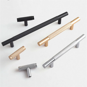 Rod Knurled Carved Contemporary Furniture Door Handle Cupboard <b>Wardrobe</b> Door Pulls Cabinet Drawer Knobs <b>Hardware</b> Durable Easy - Product Image 3