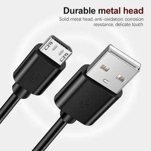 Tùy Chỉnh Logo 0.3M 0.5M 1M 1.8M 3M 5M <span class=keywords><strong>V8</strong></span> Dây Micro USB Cáp Dữ Liệu Cho Điện Thoại Di Động Sạc - Product Image 4