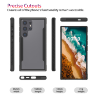 Accessoires de téléphone portable étui antichoc pour Samsung Galaxy S24 Ultra Plus étui en TPU cristal transparent pour Samsung