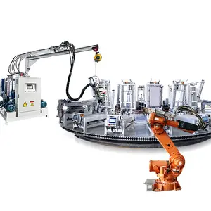 TR-SLC13 PU Seat Cushion Polyurethane High Pressure Foaming Machine Production Line Seat Fully Automatic Equipment Robotic Arm